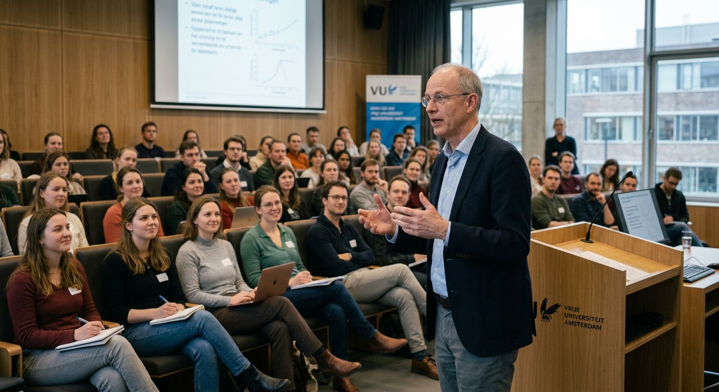 Negende Lecture over Datagedreven Businessmodel Innovatie aan de Vrije Universiteit Amsterdam