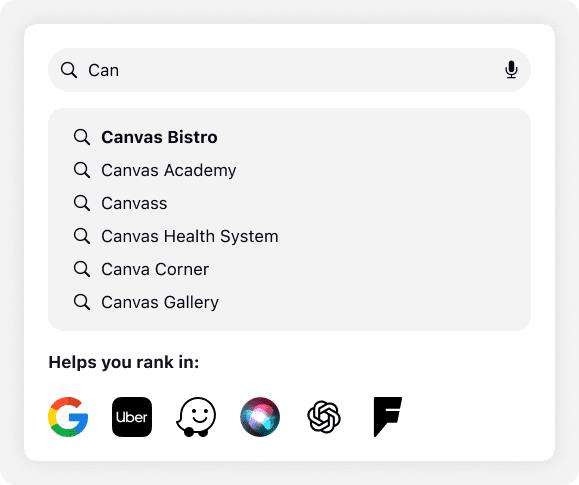 Reviews and search suggestions