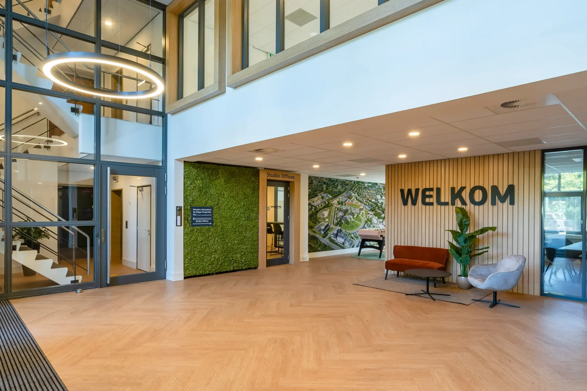 Liplyn Office Lobby - Welcome Area